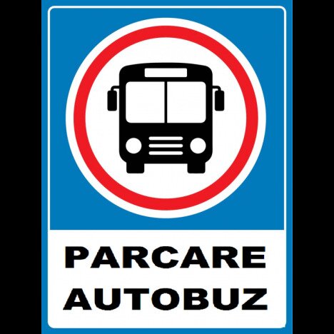 Placuta reflectorizanta pentru parcare autobuz